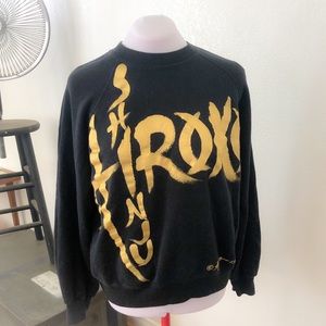 Vintage 80’s Gold Handpainted Hiro Sweatshirt